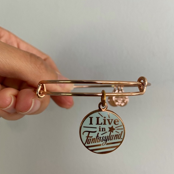 Disney x Alex and Ani // I Live in Fantasy Land Bracelet Set // Rose Gold - Picture 9 of 10